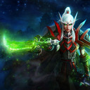 Rogue with a green sword world of warcraft 19674