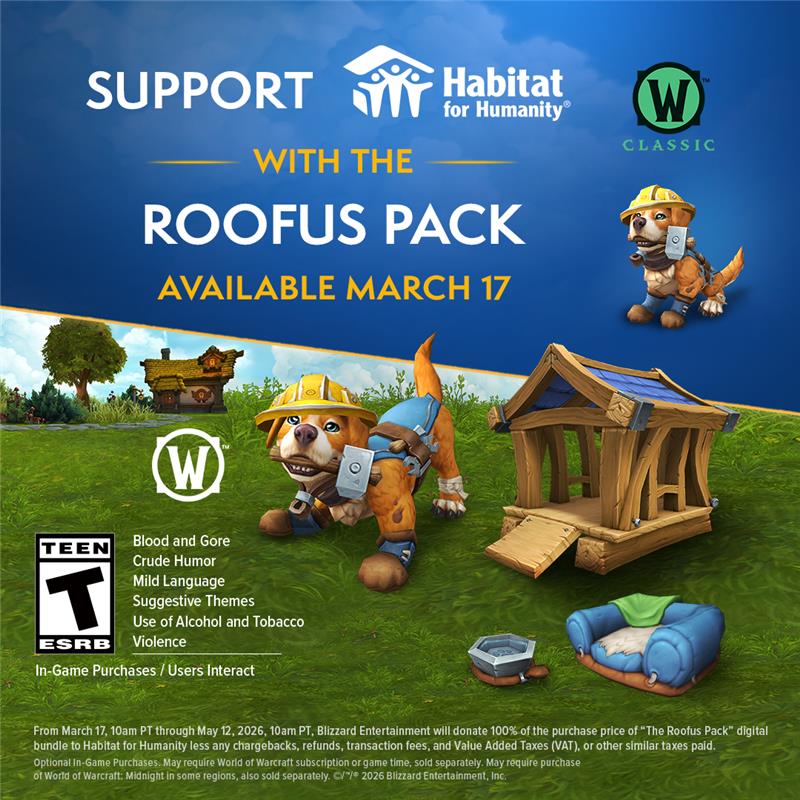 Благотворительный набор Roofus Charity Pack доступен с 17 марта — питомец Roofus и предметы декора
