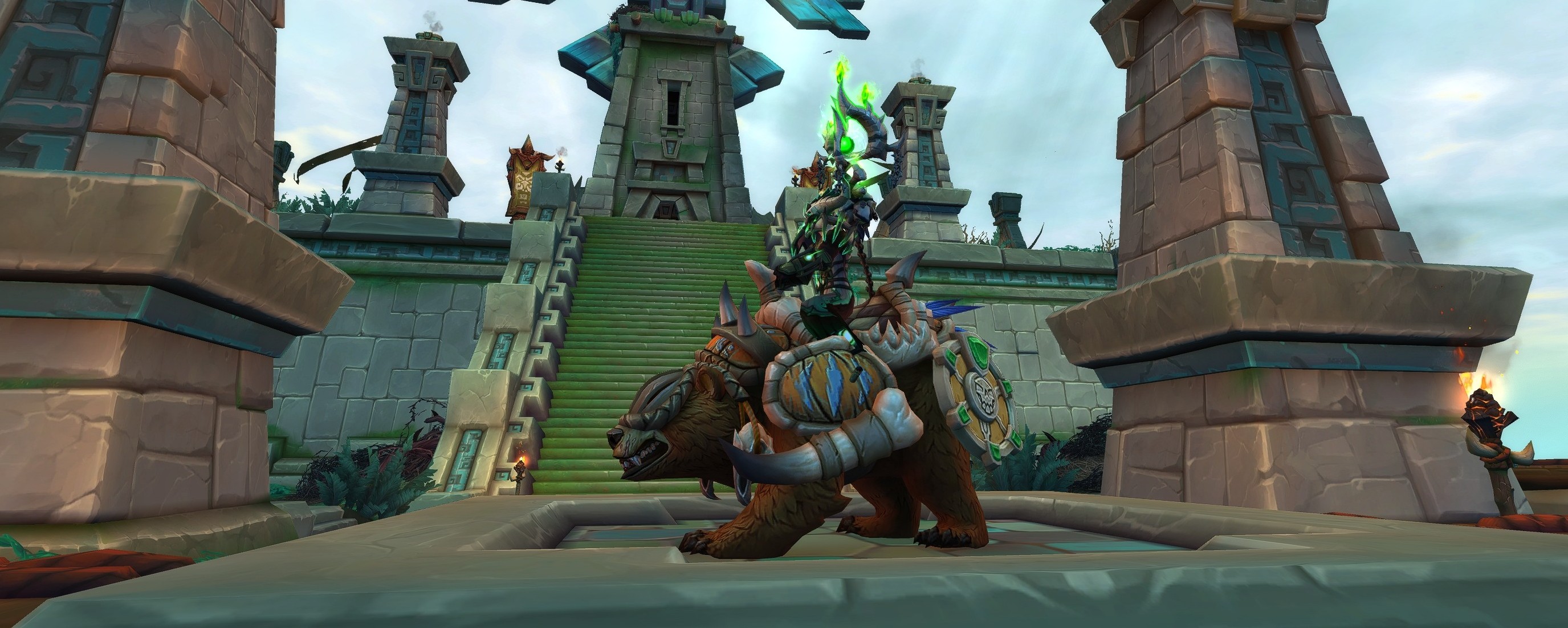 Новый маунт Аманийский боевой медведь за доказательство своей доблести Лоа — сокровище Тайник почтенного воина