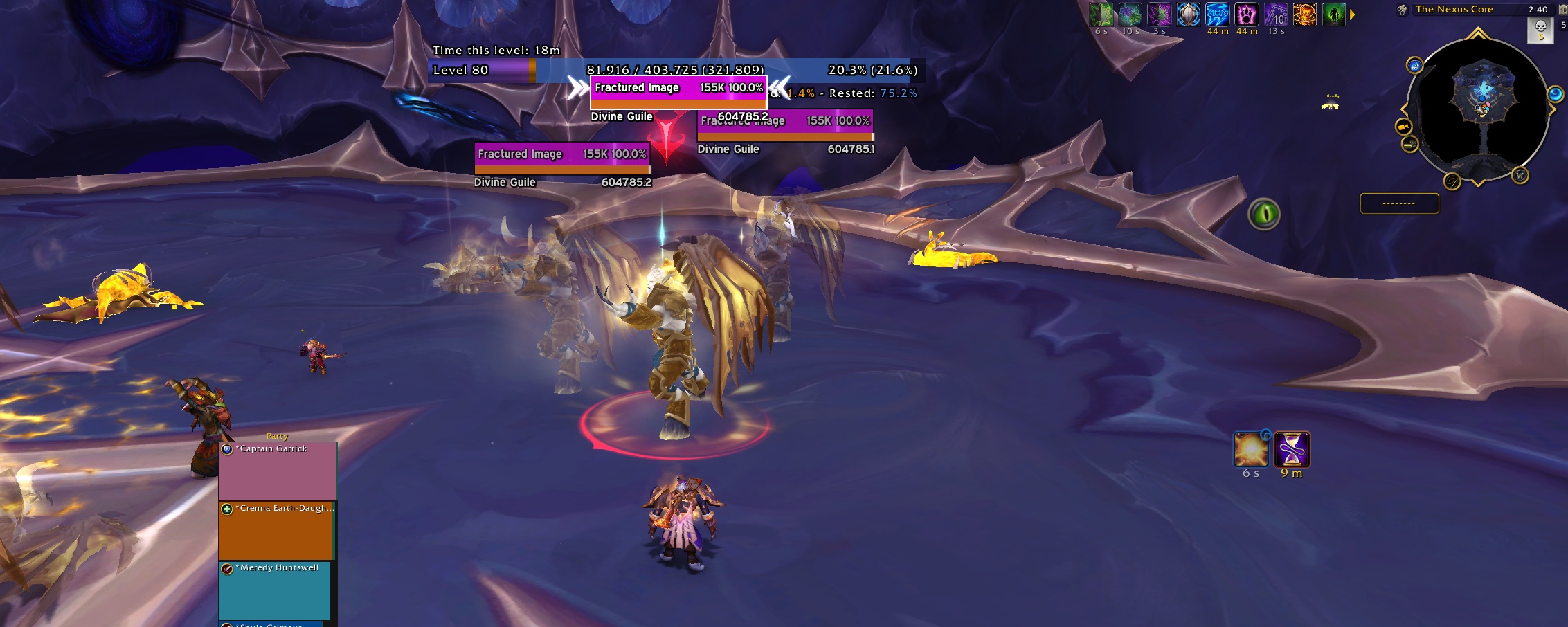 Используйте Метку охотника во время фазы интермиссии Лотраксиона в Нексусной точке Зенас