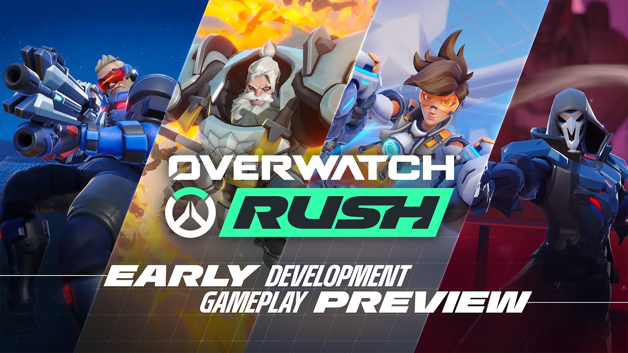 Blizzard анонсировала Overwatch Rush: мобильный шутер с видом сверху находится в разработке