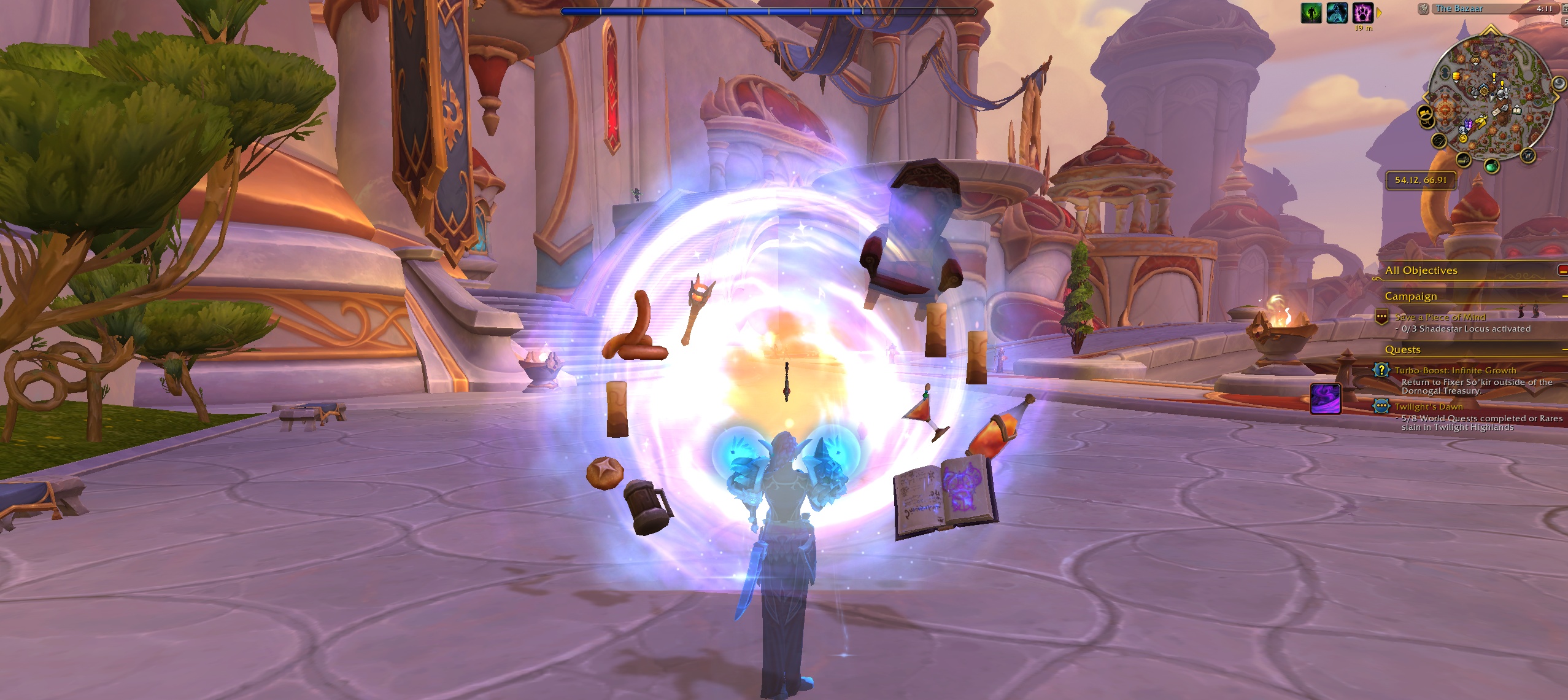 Быстрый телепорт в Луносвет с помощью игрушки «Личный ключ от Аркантины»