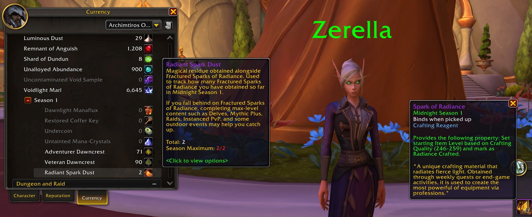 Получите третий Spark of Radiance за выполнение PvP-задания в War Mode