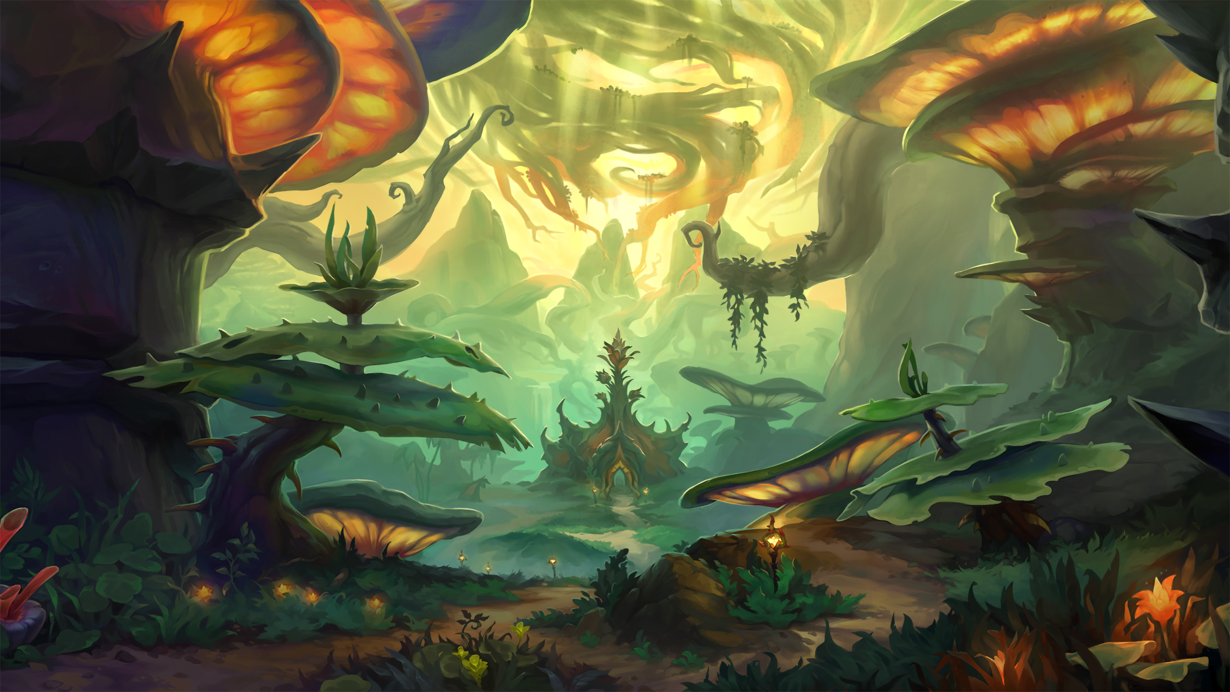 Исследуйте биолюминесцентные джунгли Харандара в Midnight