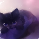 Kitty loves fish wallpaper 1152x768